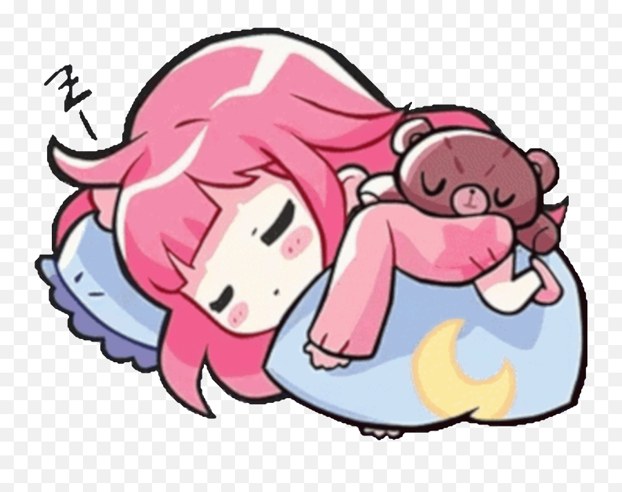 Sleeping Rica Chibi Sticker - Summoners War Stickers Emoji,Maplestory Emoji