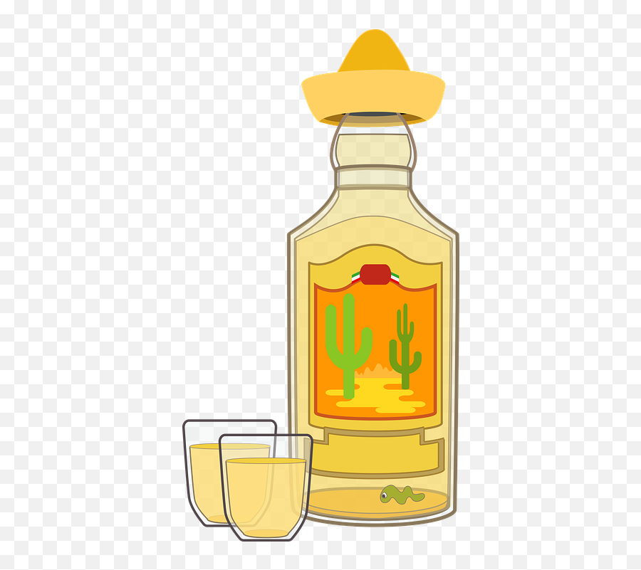 Graphic Tequila Bottle - Transparent Background Tequila Clip Art Emoji,Shot Glass Emoji