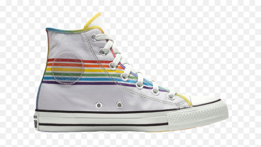 Sticker Shoes Converse Rainbow Pride - Skate Shoe Emoji,Emoji Converse Shoes