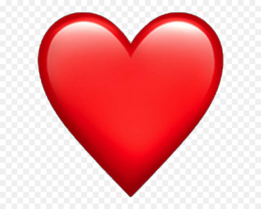 Iphone Emoji Clipart - Transparent Background Red Heart Emoji,Iphone Emojis
