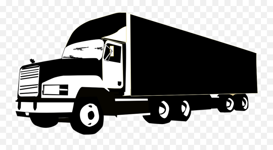 Truck Lorry Cargo - Cargo Truck Clipart Emoji,Fire Truck Emoji
