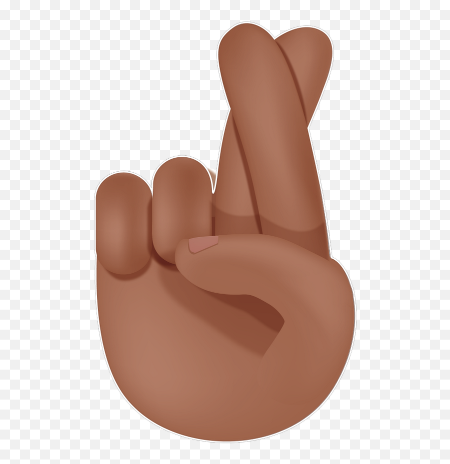 Hows There Not A Fingers Crossed Emoji - Two Fingers Crossed Emoji,Chair Emoji