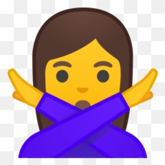 Person Gesturing No Emoji Meaning With Pictures - Emojis Whatsapp Png,X Emoji
