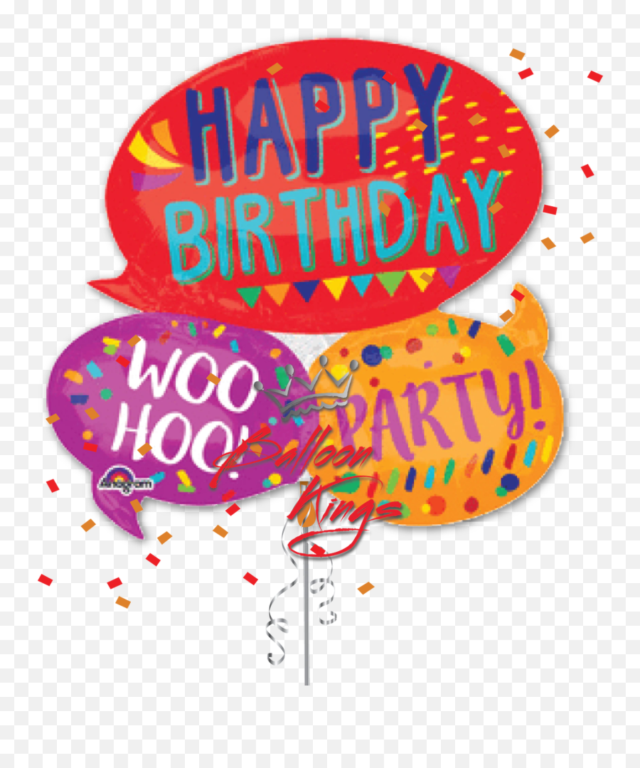 Happy Birthday Bubbles - Illustration Emoji,Happy Birthday Emoji Texts