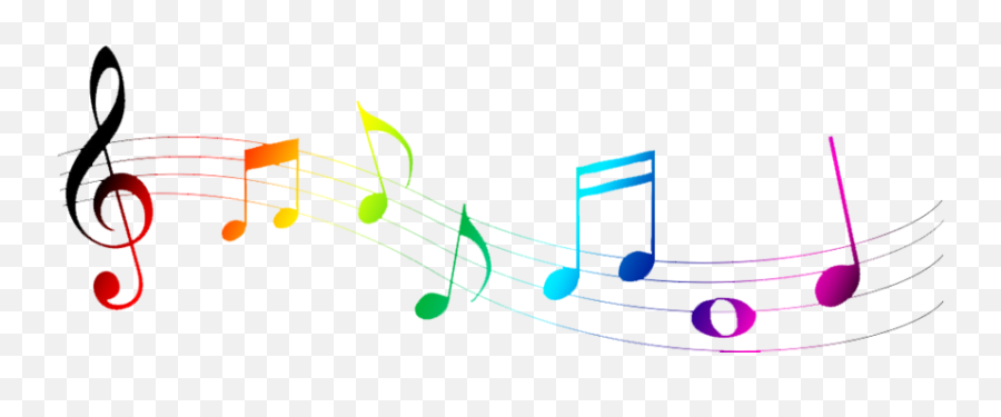 Pin - Colourful Musical Notes Clip Art Emoji,Disco Ball Emoji Copy And Paste