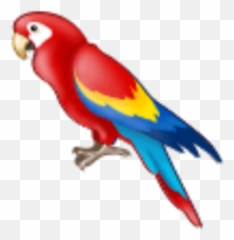 Parrot Bird - Emoji Perroquet,Parrot Emoji