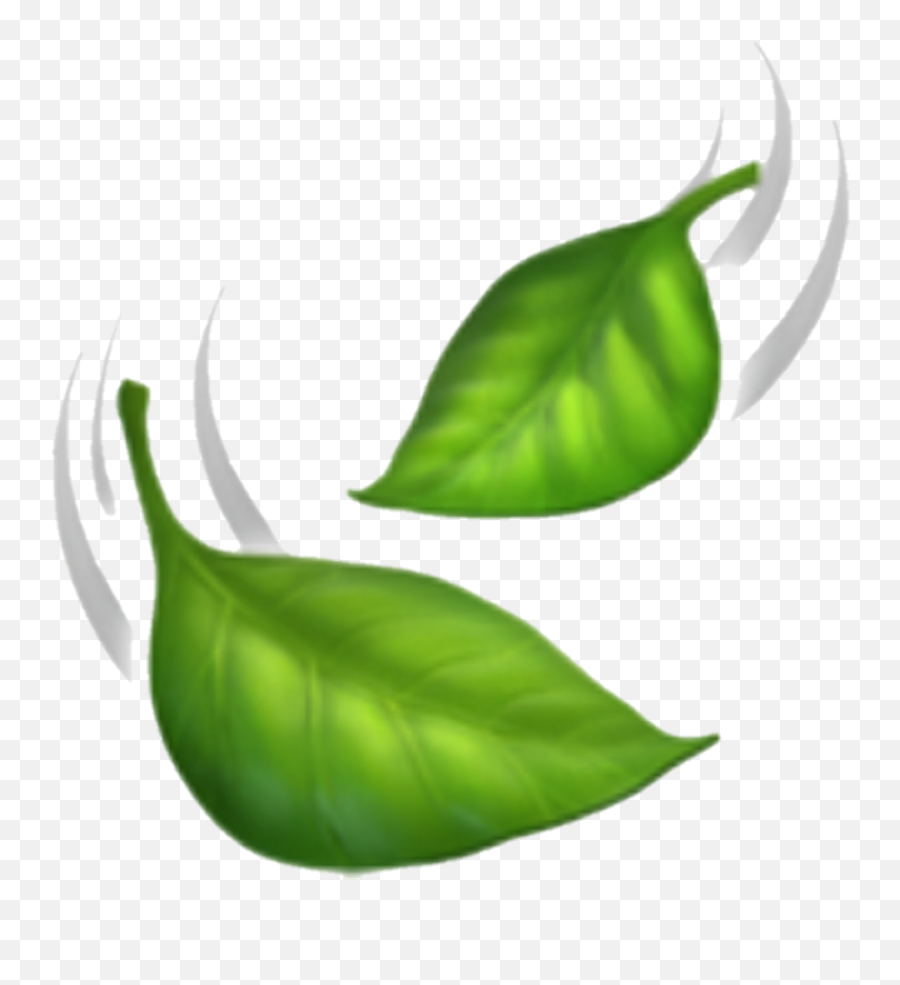 Leaves Emoji Clipart - Iphone Leaves Emoji,Fall Leaf Emoji