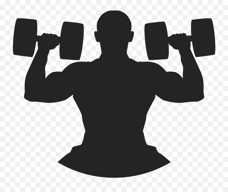 Muscle Working Out Clipart - Dumbbells Clipart Emoji,Weight Lifting Emoji