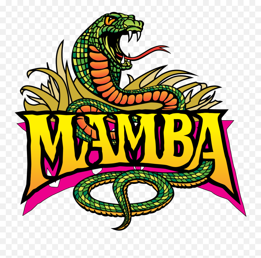 Yellow Black Mamba Logo Png - Mamba Roller Coaster Logo Emoji,Parrot Emoji Iphone