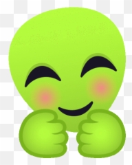 Blushing Alien GIF - Joypixels Discover u0026 Share GIFs Smiley Emoji