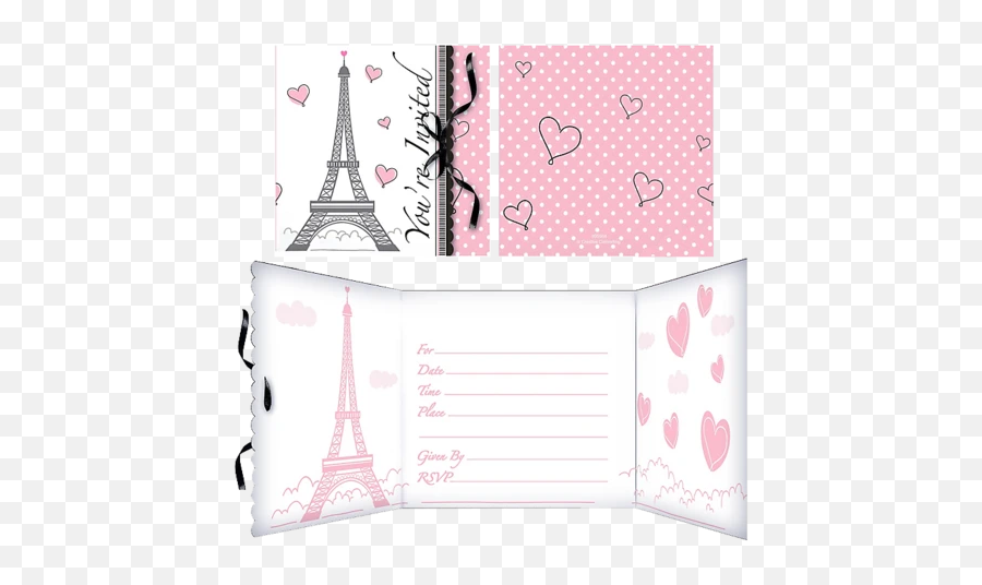 Pink Paris Party Supplies Just Party Supplies Nz - Topper Pra Cupcake De Torre Eiffel Azul Tiffany Emoji,Eiffel Tower Emoji