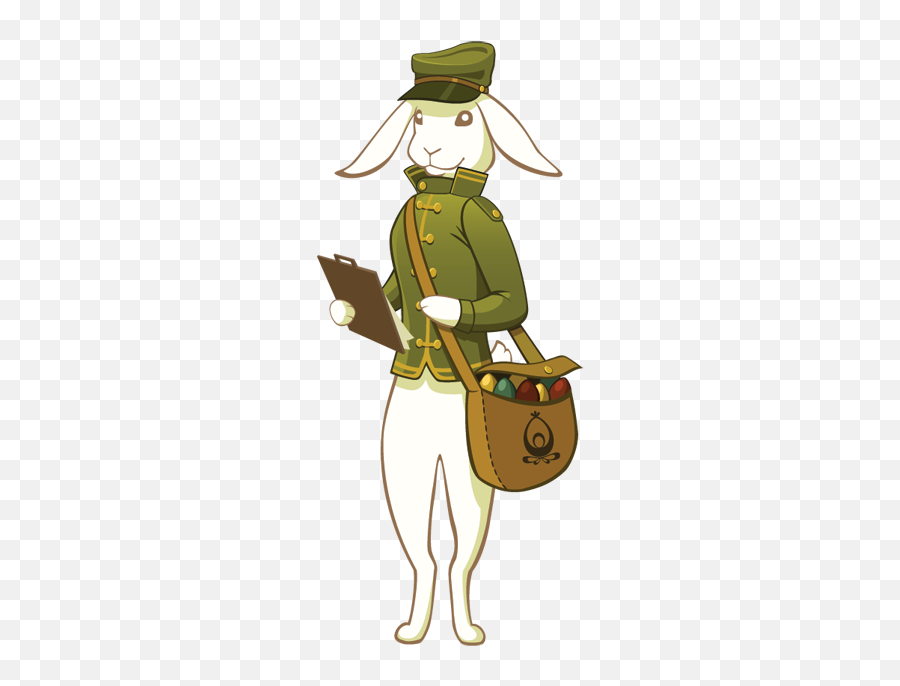 Easter Bunny Postman Wall Sticker - Conejo Cartero Emoji,Easter Bunny Emoji
