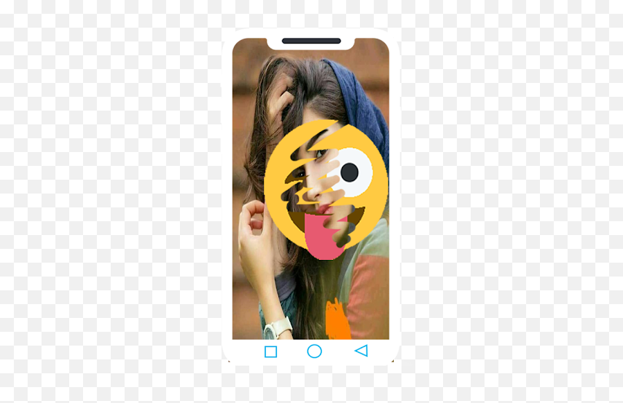 2020 Girls Face Emoji Remover - Prank Simulator Android Happy,Joking Emoji