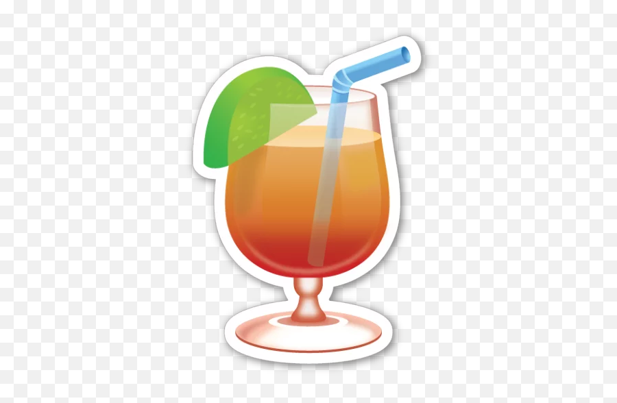 Telegram Sticker - Tropical Drink Emoji Png,Beach Emoji