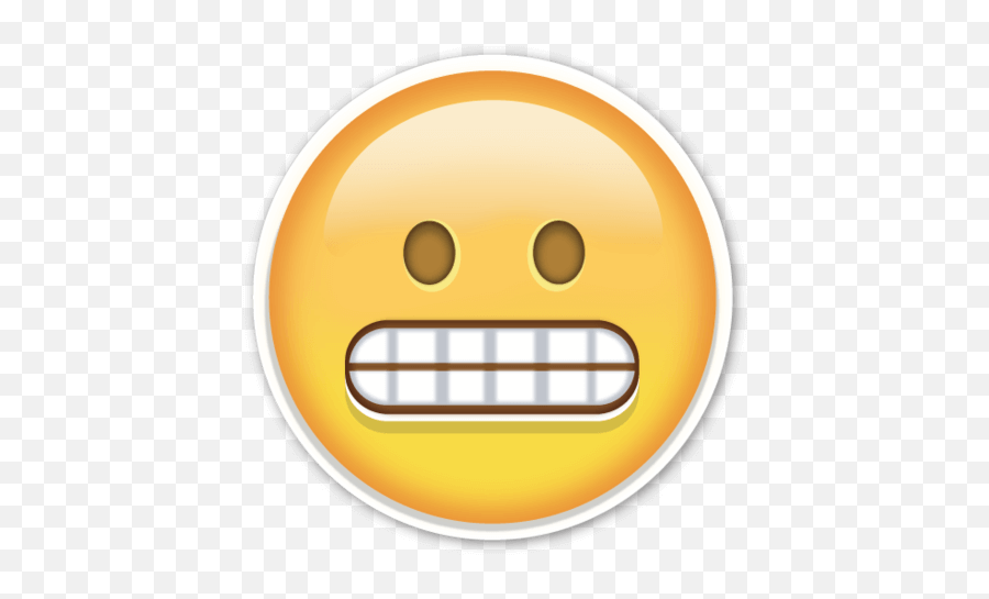 Sticker Face Emoji Pack 3 List - Stickerchan Grimacing Face Emoji Png,:3 Emoji Face