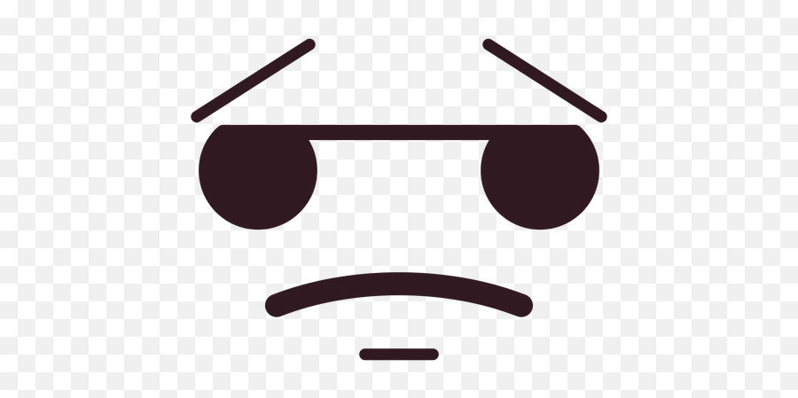 Frowning Emoticon Face Flat - Clip Art Emoji,Frowning Emoticons