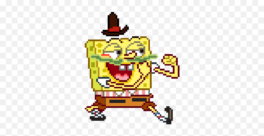 Pin - Transparent Pixel Spongebob Gif Emoji,Spongebob Emoji Discord