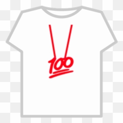 100 Emoji Gold Chain Red - Free T Shirt Roblox,Red Dress Emoji