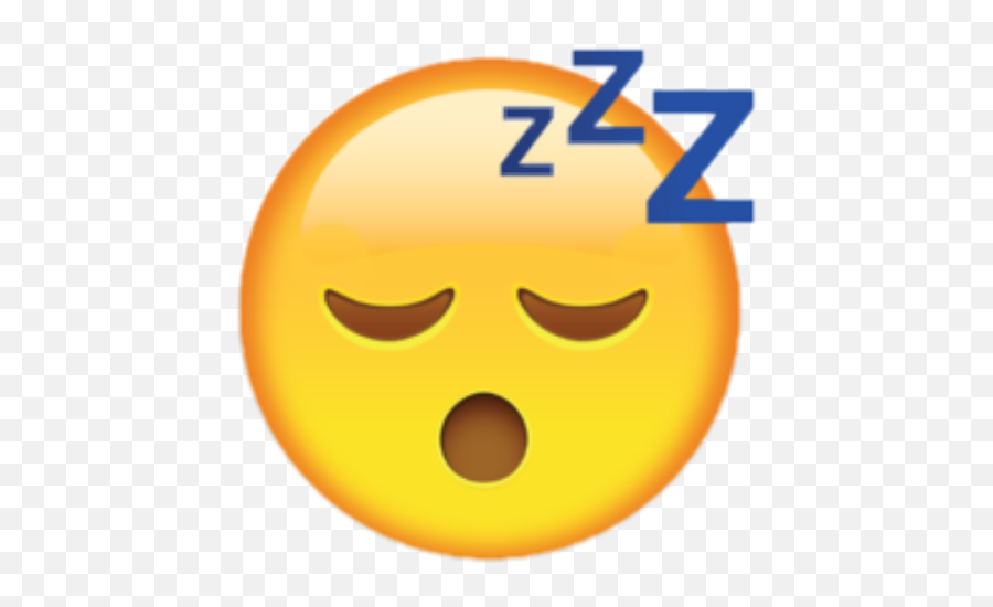 Emoji Sleep Zzz Sticker By Ohlala - Wide Grin,La Emoticon