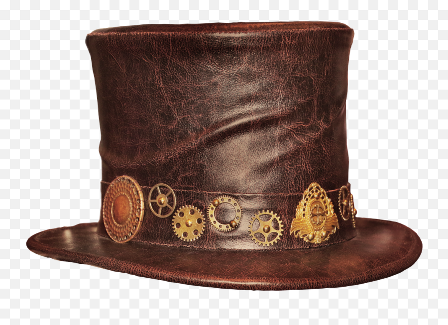 Hat Tophat Madhatter Steampunk - Transparent Steampunk Top Hat Png Emoji,Tophat Emoji