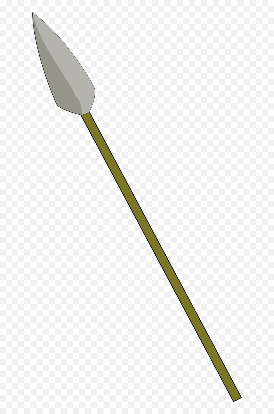 Spear Lance Weapons Medieval Middle - Oar Emoji,Ski Mask Emoji