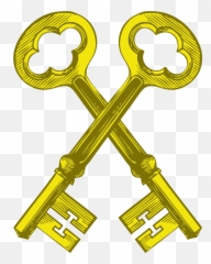 Keys Vintage Lock Old Antique - Png Emoji