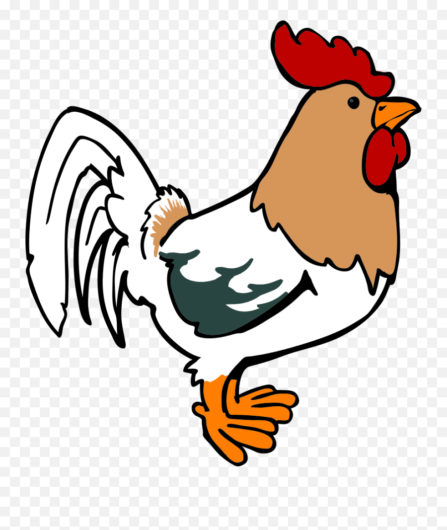 Rooster Cartoon Png Picture - Coloring Pages Of Chicken Emoji,Rooster Emoji