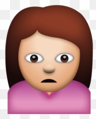Woman Emoji Transparent Png Clipart Free Download - Emoji Brown Hair Girl,Wonder Woman Emoji