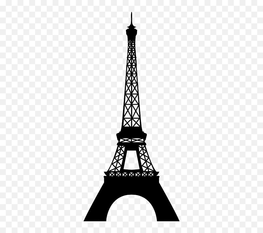 Eiffel Tower Png - Eiffel Tower Silhouette Png Emoji,Eiffel Tower Emoticon