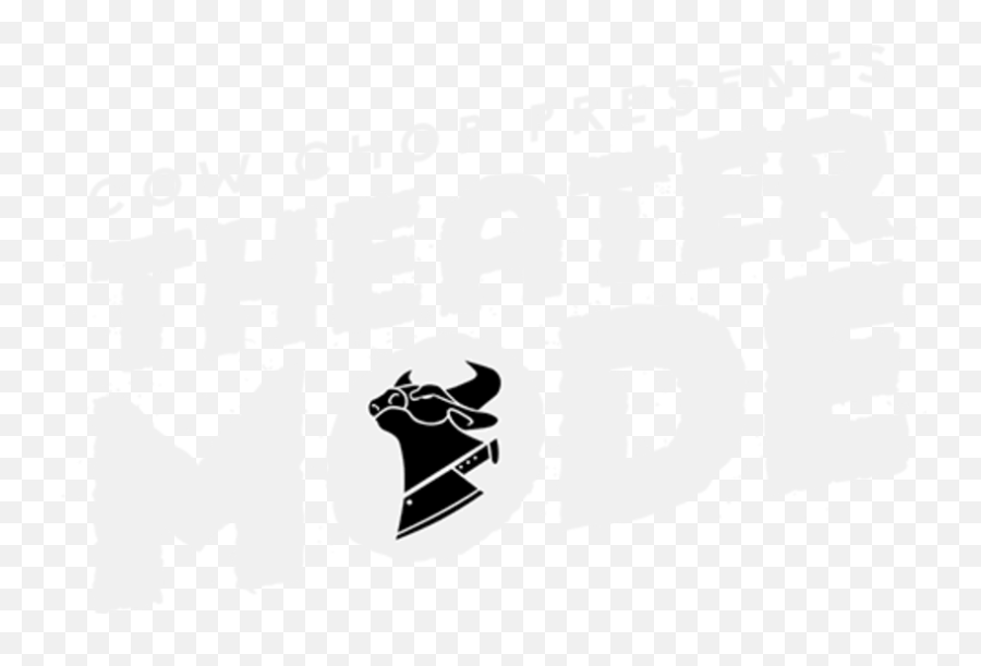 Psycho Sleepover - Black And White Funhaus Theater Mode Logo Emoji,Cow Chop Emoji