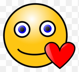 Smiley Face Surprised Emoticon - Love Emoji