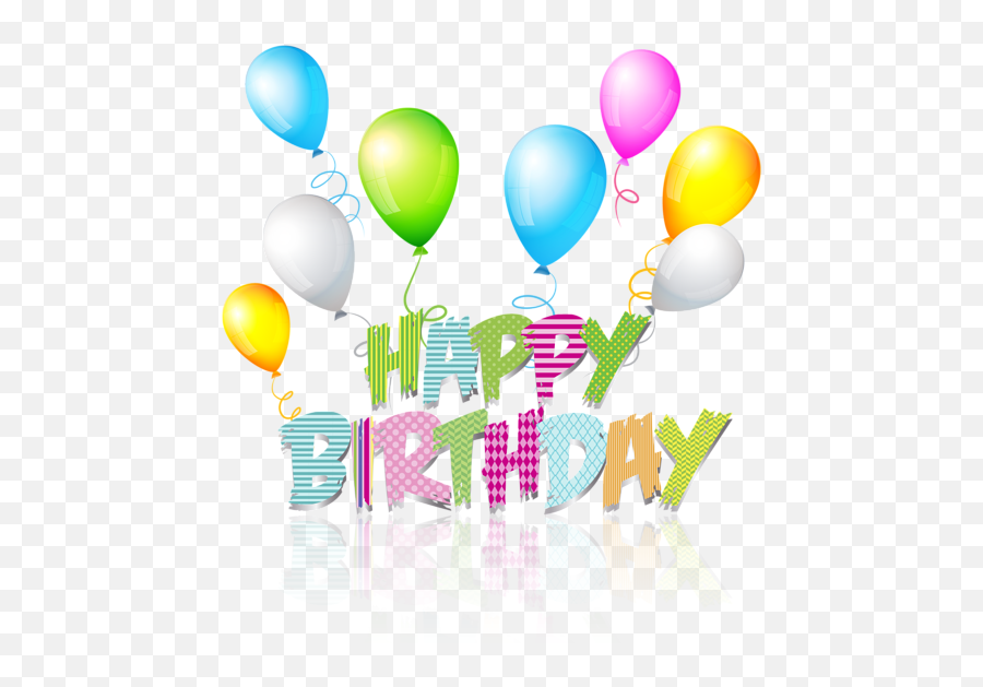 Pin - Happy Birthday Text With Balloons Emoji,Happy Birthday Emoji Texts