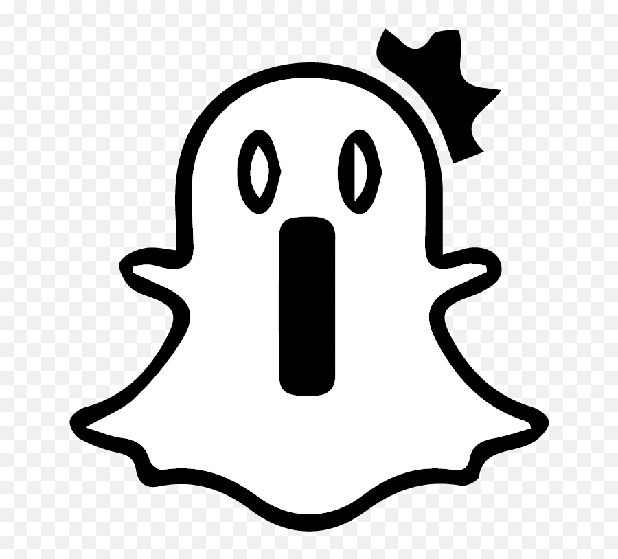 Ghost Clipart Snap - Snapchat Ghost Clipart Emoji,Snapchat Emoji Ghost