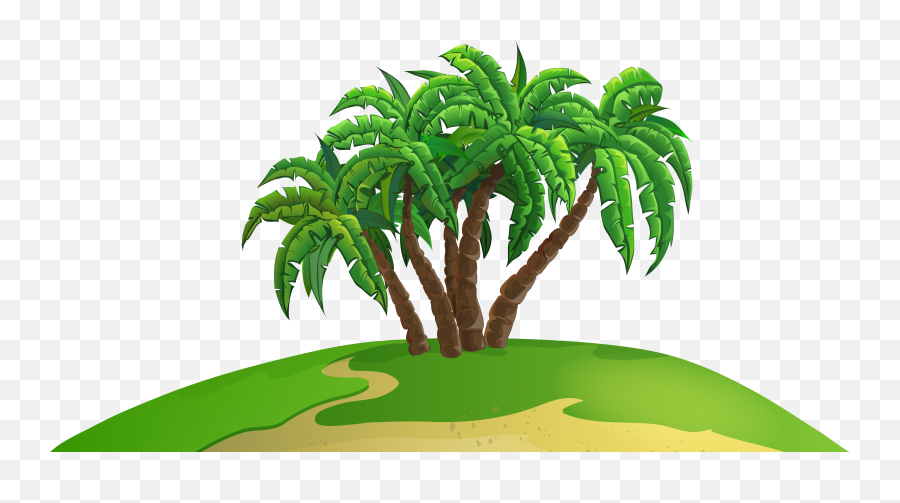 Palm Tree Emoji Png - Island Clipart Png,Island Emoji - free ...