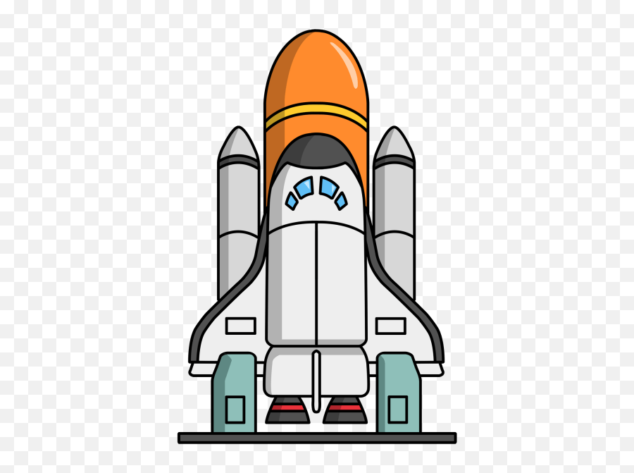 Spaceship Clipart Copyright Free - Space Shuttle Clipart Emoji,Space Shuttle Emoji