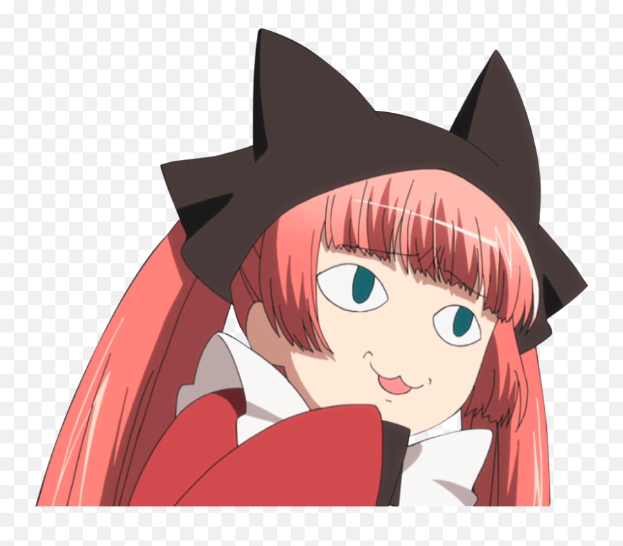 Smug Anime Girl Png - Gif Anime Girl Transparent Emoji,Smug Anime Emoji