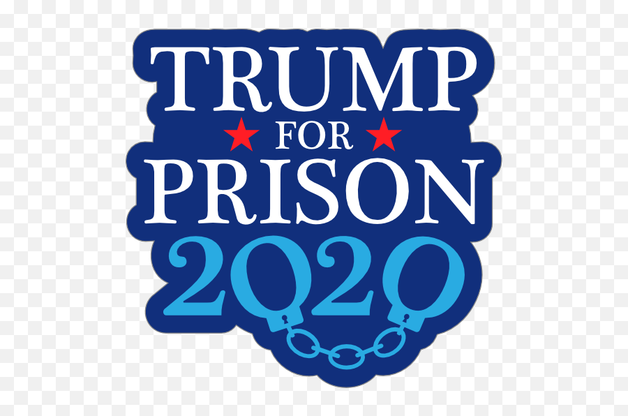 Trump For Prison 2020 Sticker - Trump Putin 2020 Bumper Sticker Emoji,Trump Emoji