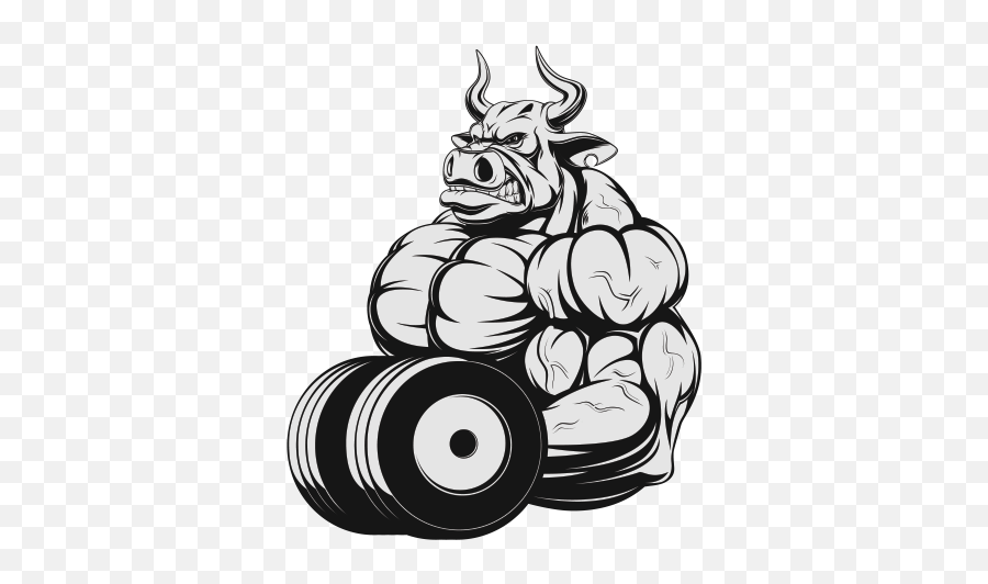 Bodybuilding Clipart Bull - Rhino Gym Png Download Full Rhino Gym Emoji,Rhino Emoji