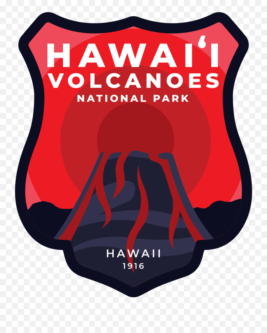 Hawaiu0027i Volcanoes Vinyl Sticker In 2020 Hawaii Volcano - Illustration Emoji,Hungarian Flag Emoji