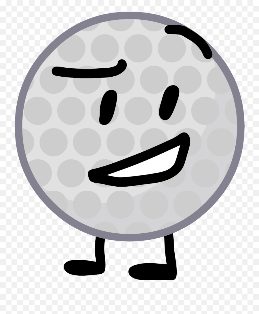 Golf Ball Battle For Dream Island Wiki Fandom - Golf Ball Bfb Png Emoji,Chair Emoticon