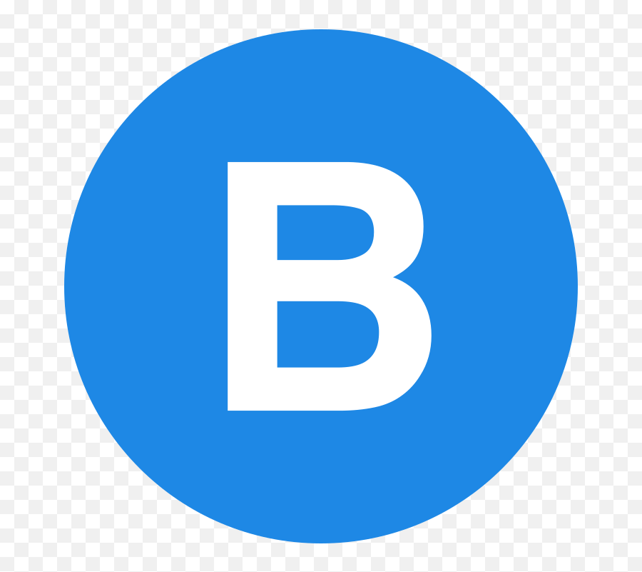 Eo Circle Blue White Letter - B Letter Purpule Circle Emoji,Blue Dot Emoji