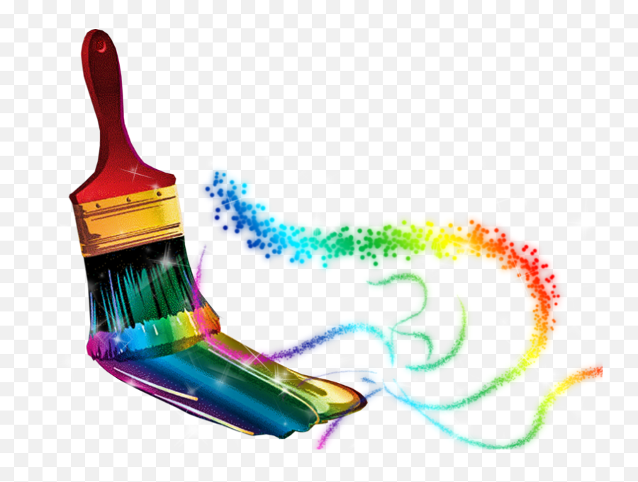 A Magical Paint Brush - Painting Company Emoji,Emoji Paint Brush