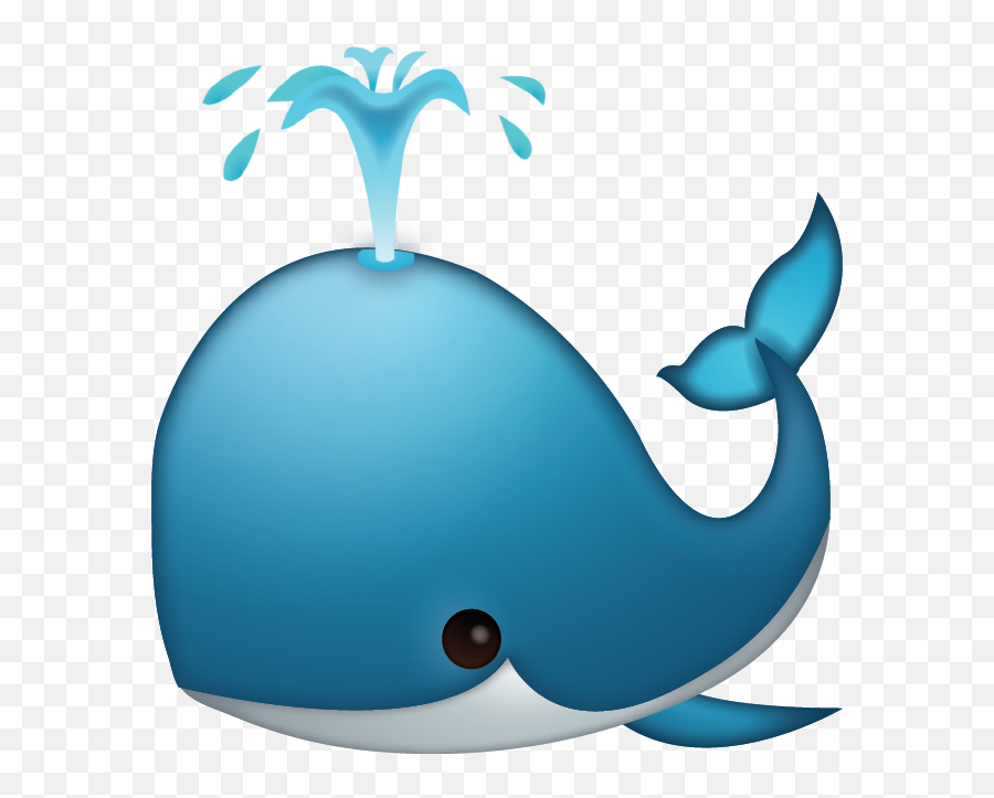 Iphone Emoji Clipart - Whale Clipart Transparent Background,Iphone Emojis