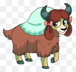 Yak Transparent Png Clipart Free - Female Yak Clipart Emoji,Yak Emoji