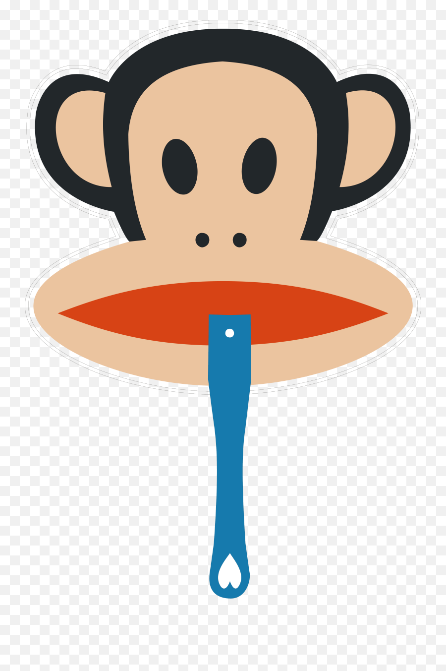 Monkey Full Color Transparent Png - Paul Frank Logo Png Emoji,Klingon Emoji