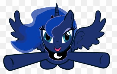 Fan Club - Mlp Princess Luna Flying Emoji,Whelp Emoji