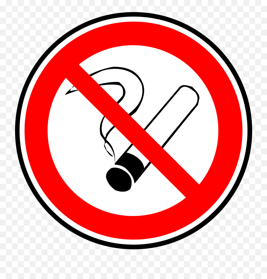 No Smoking Fuming Fume Cigarettes - Prohibition Clipart Emoji,Cigar Smoking Emoji