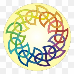Celtic Knot Ring Pattern Design - Happy Christmas In Cornish Emoji