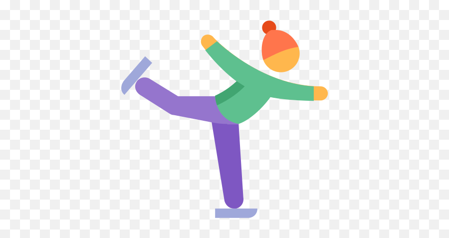 Figure Skating Icon - Ice Skating Emoji,Cartwheel Emoji