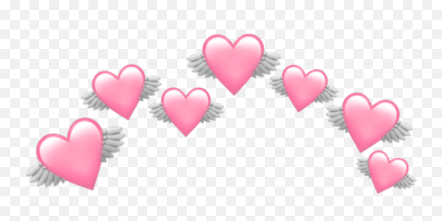 Angel Crown Wings Emoji Heart Tumblr Beautiful - Barbell,Angel Wings Emoji